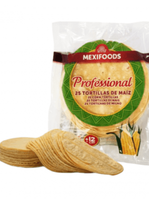 Tortillas de maíz Mexifoods 15cm, 500g