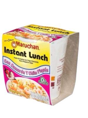 Maruchan con camarón y chile piquín 64g