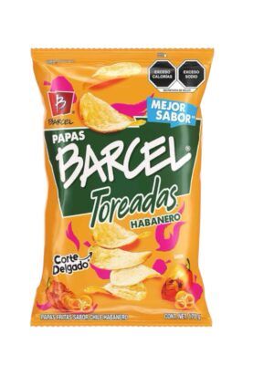 Papas Toreadas Habanero Barcel, 45 gr.