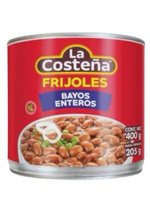 Frijoles bayos enteros La Costeña, 400g