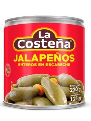 Chiles Jalapeños Enteros La Costeña 220g