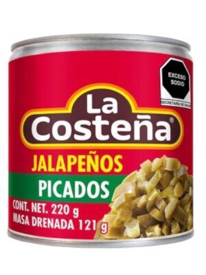 Chiles Jalapeños picados La Costeña 220 gr.