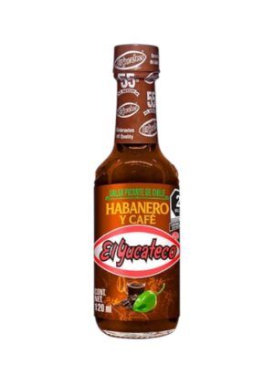Salsa Habanero y Café  El Yucateco, 120 ml