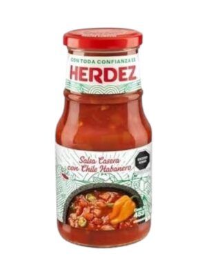 Salsa Casera con Chile Habanero Herdez 453 gr.
