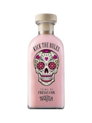 Crema De Fresas Con Tequila Kick The Rules 700 ml.