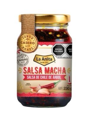 Salsa Macha de Chile de Árbol La Anita 230 gr.