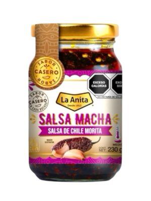Salsa macha de chile morita La Anita 230g