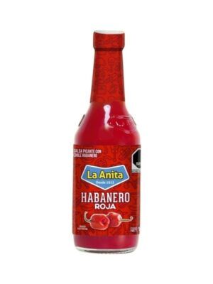 Salsa roja de habanero La Anita