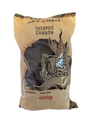 Totopos Negros Maíz Maya 400 gr
