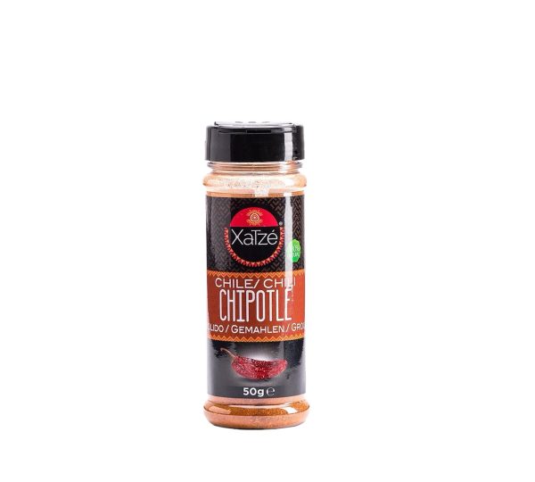 Chile chipotle molido Xatzé 50g