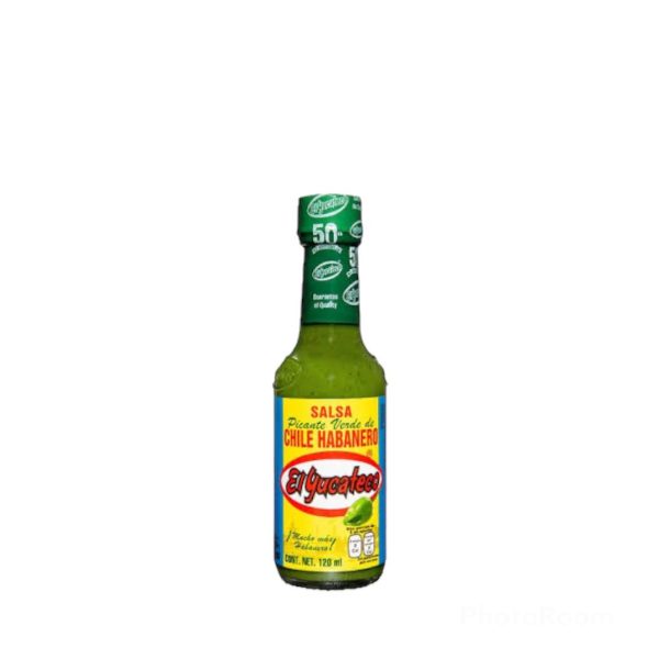 Salsa verde picante de habanero El Yucateco
