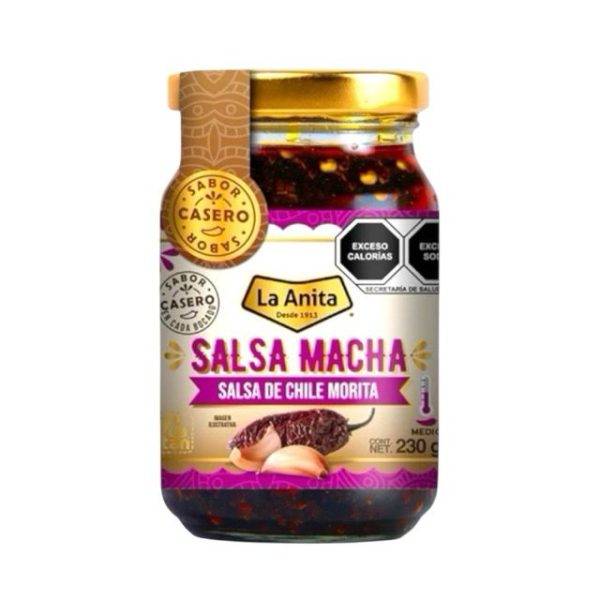 Anita-salsa-macha-morita-en-tamano-mediano.jpeg Salsa macha de chile morita La Anita 230g