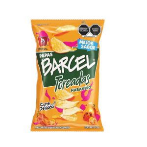 Papas Toreadas Habanero Barcel, 45 gr.