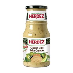 Salsa cremosa de cilantro y limón Herdez 434g