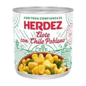 Elote con chile poblano Herdez 220g