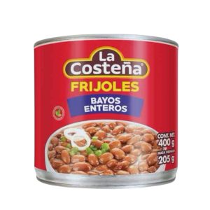 Frijoles bayos enteros La Costeña, 400g