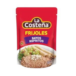 Frijoles bayos refritos La Costeña, 220g