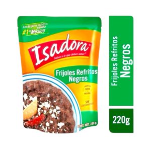 Frijoles refritos negros Isadora 220g