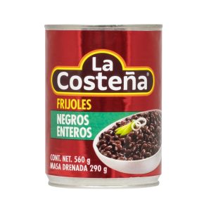 Frijoles enteros negros La Costeña 560g
