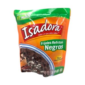 Frijoles refritos negros Isadora 400g