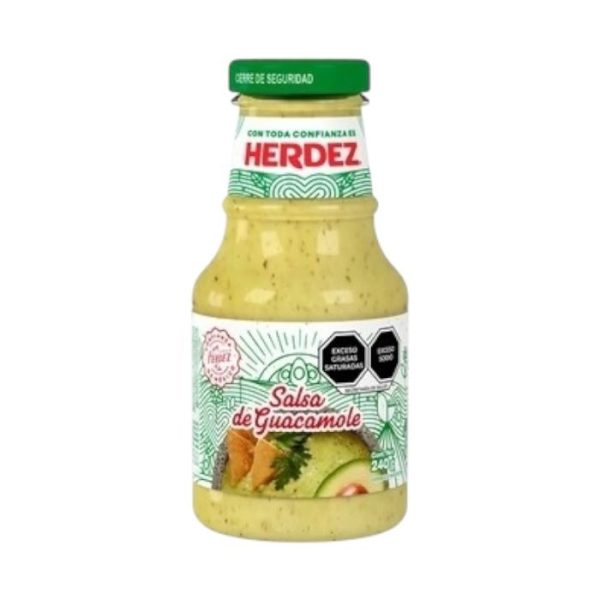 Salsa guacamole Herdez 240g