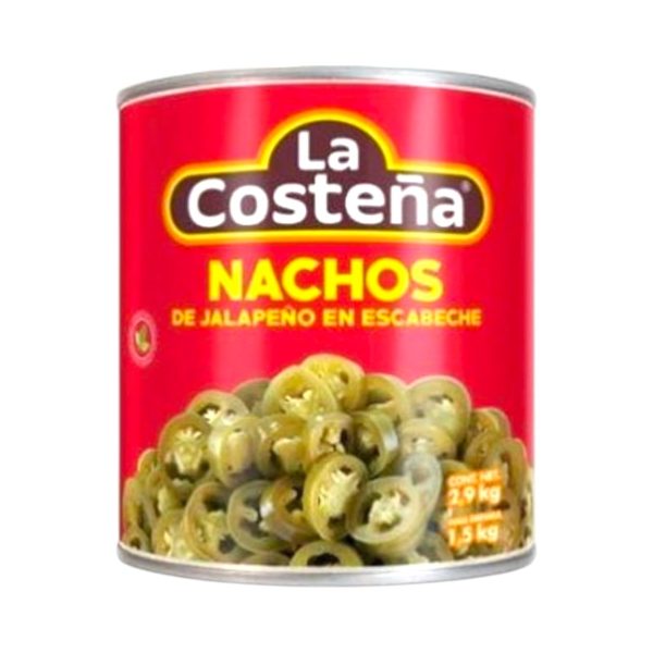Chiles Jalapeños para Nachos La Costeña 2,8 kg.