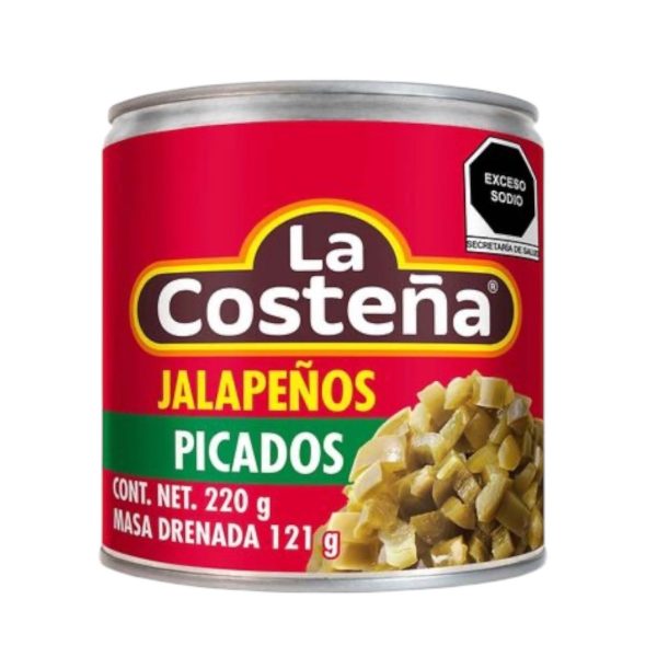 Chiles Jalapeños picados La Costeña 220 gr.