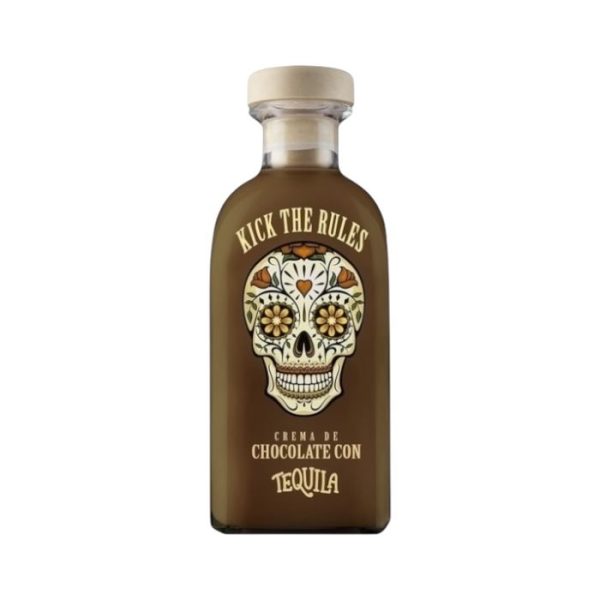 Crema De Chocolate Con Tequila Kick The Rules 700 ml.