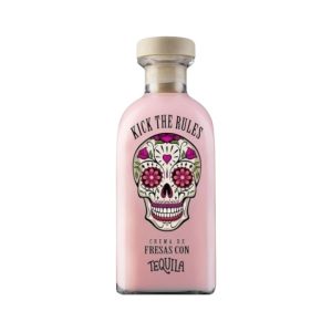 Crema De Fresas Con Tequila Kick The Rules 700 ml.