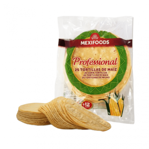 Tortillas de maíz Mexifoods 15cm, 500g