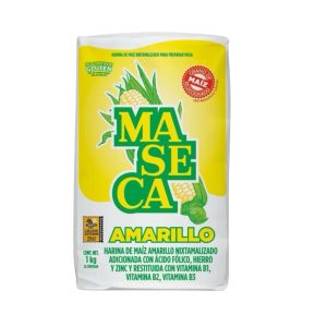Harina de Maíz amarillo Maseca 1k.