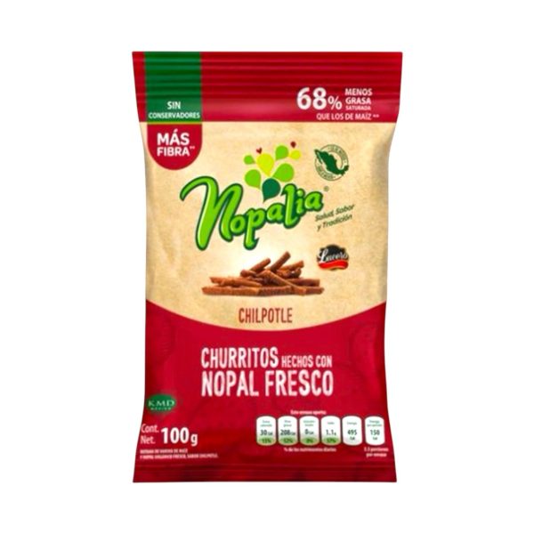 Nopalia, churritos chipotle 80g