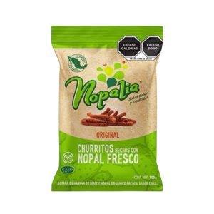 Nopalia, churritos chile y limón 80g