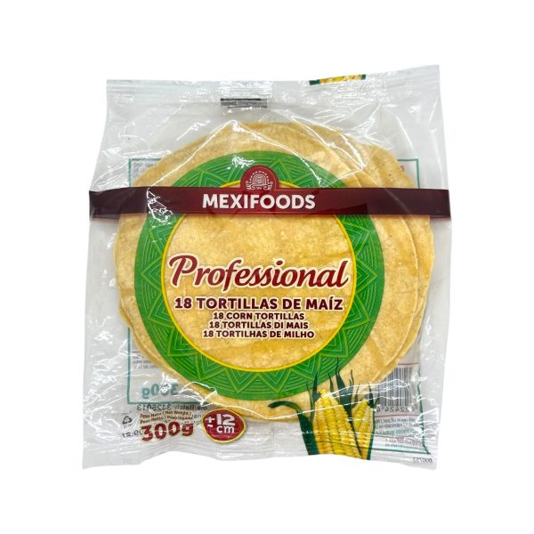 Tortilla Maíz Amarillo Mission 12 cms