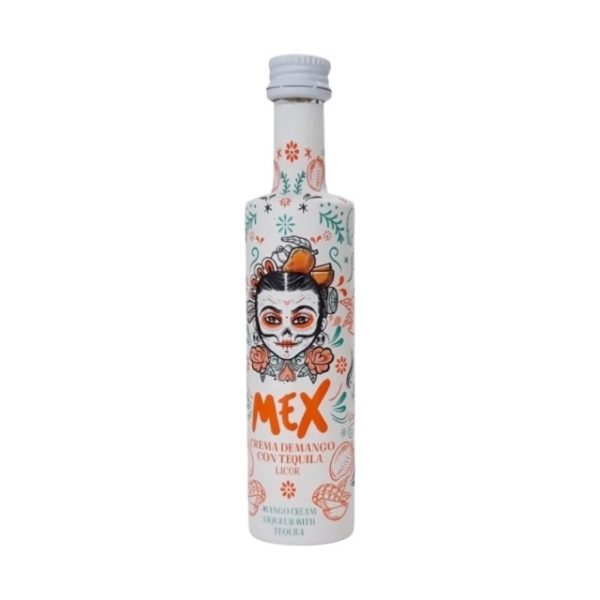 Mini Crema De Mango Con Tequila Mex 50 ml.