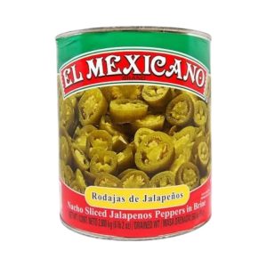 Rodajas de jalapeños El Mexicano, 2.800 kg