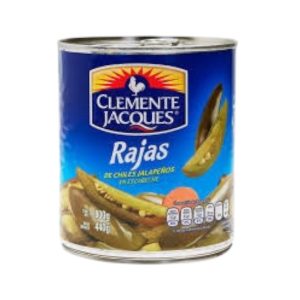Chiles Jalapeños en Rajas Clemente Jaques 220 gr.