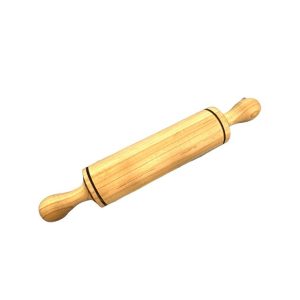 Rodillo de madera para tortillas trigo 20 cm