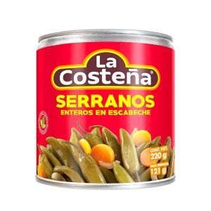 Chiles Serranos La Costeña 199 gr.