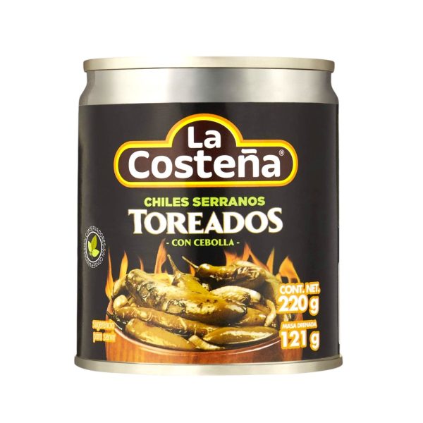 Chiles serranos toreados La Costeña 220g
