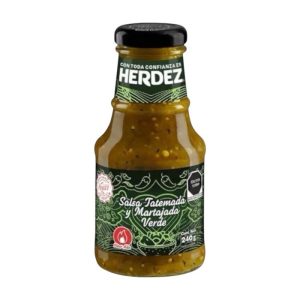 Salsa verde tatemada y martajada Herdez 240g