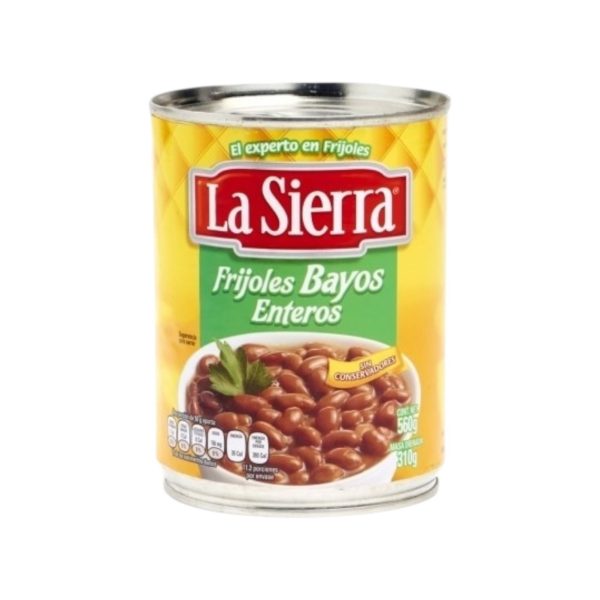 Frijoles Bayos Enteros La Sierra 560g