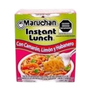 Maruchan con camarón, limón y chile habanero 64g