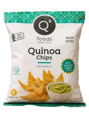 Quinoa Chips guacamole, Q foods. 35g