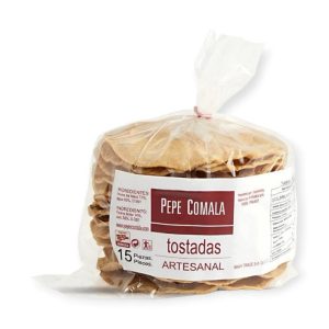 Tostadas Pepe Comala 15 uds